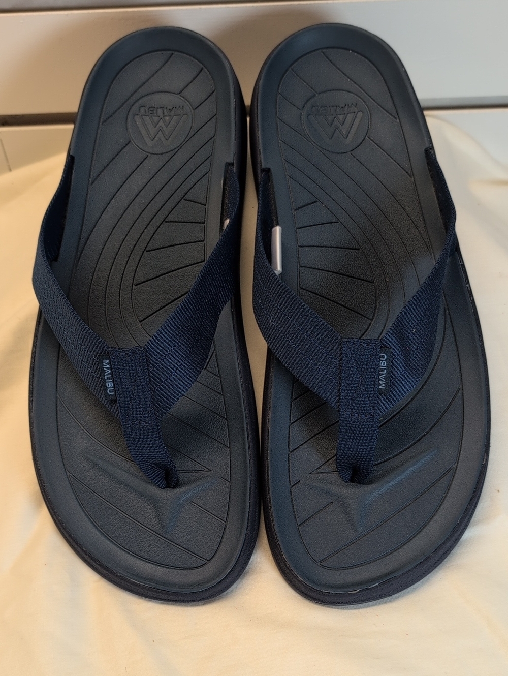Malibu Woven Thong Flip Flop | Men's Casual Beach Sandals  Size 12 NWOT